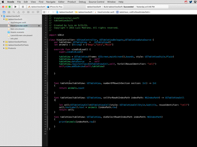 How to implement UITableView programmatically using Swift - iOS and ...